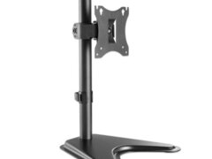 Stand Monitor Universal 17"-27", Negru, VESA 100x100/75x75